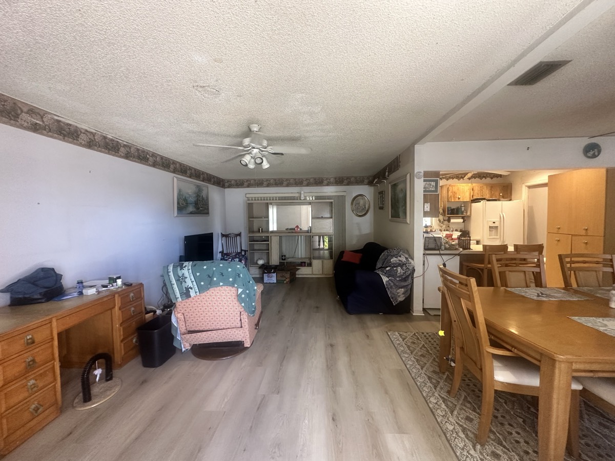 Original living room before renovation